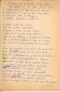 Esperar en la puerta de la casa