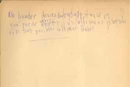 [Un hombre devorado...]