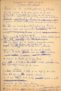 Texto para un silencio porfiado