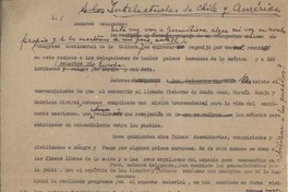 Intelectuales de Chile y América