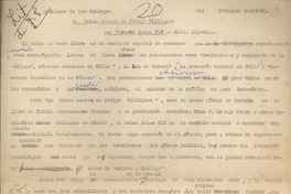 La doble muerte de Felipe Villagrán por Vicente Salas