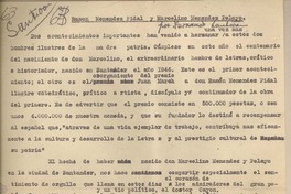 Ramón Menéndez Pidal y Marcelino Menéndez Pelayo