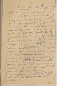 Cuando ella y yo tuvimos un hijo