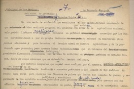 Solicitud de préstamos a Estados Unidos