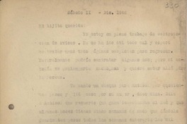 [Carta] 1948 diciembre 2, Santiago, Chile [a su hija]