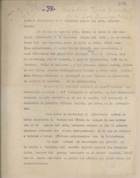 Memoria como presidente de la sociedad amigos del arte