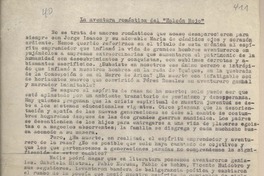 La aventura romántica del halcón rojo