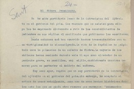 El futuro presidente