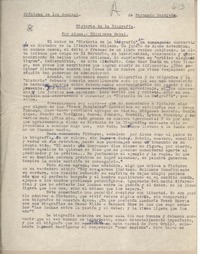 Historia de la biografía