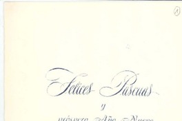 [Tarjeta] 1960?, Uruguay [a] Joaquín Edwards Bello