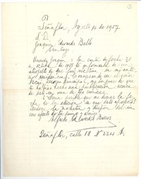 [Carta] 1957 ago.4, Santiago, Chile [a] Joaquín Edwards Bello