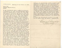 [Carta] 1926 feb. 19 Madrid, España [a] Joaquín Edwards Bello, Paris