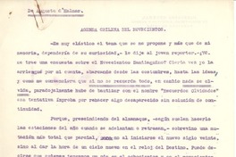 Agenda chilena del novecientos