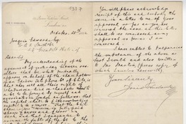 [Carta] 1882 octubre 28, Londres, Inglaterra [a] Joaquín Edwards G.