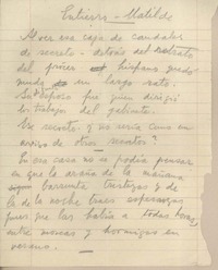 Matrimonio de Matilde Lavinia