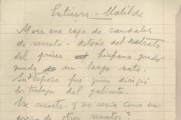 Matrimonio de Matilde Lavinia