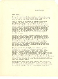 [Carta] 1953 apr. 7, [New York] [a] Radomiro Tomic, [Santiago de chile]