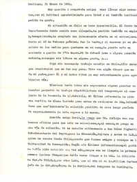 [Carta] 1980 ene. 31, Santiago, Chile [a] Doris Dana, [New York]