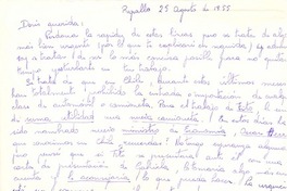 [Carta] 1955 ago. 25, Rapallo, [Italia] [a] Doris Dana, [New York]