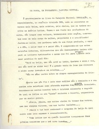 Um poeta, um pensamento: Gabriela Mistral