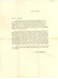 [Carta] 1938 ago. 2, [Chicago, Illinois] [a] Dear Mr. Iglesias