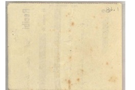 [Recibo] 1942 ago. 29, Santiago, Chile [a] Omar Cáceres