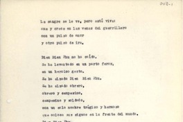 El heroismo avanza a pie descalzo