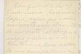 [Carta] [1951], Génova, Italia [a] Humberto Díaz-Casanueva