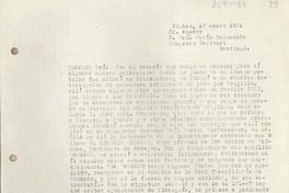 [Carta] 1951 enero 18, Bilbao, España [a] Raúl Marín Balmaceda, Santiago [Chile]
