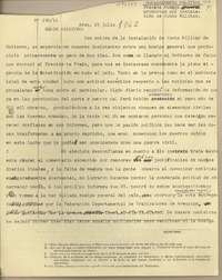 [Oficio Consular N°19011] 1962 julio 25, Arequipa, Perú [al] Ministerio de Relaciones Exteriores, Santiago, Chile