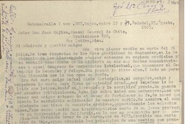 [Carta] 1963 agosto 15, La Habana, Cuba [a] Juan Mujica, Lima, Perú