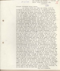[Carta] 1970 octubre 8, Santiago, Chile [a] Hernán del Solar