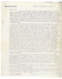 [Carta] 1946 septiembre 11, Caracas, Venezuela [a] Juan Mujica de la Fuente