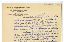 [Carta] 1948 junio 14, Santiago, Chile, [a] Juan Mujica de la Fuente