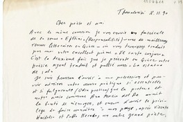[Carta] 1990 noviembre 8, Thessaloniki, Grecia [a] Humberto Díaz-Casanueva