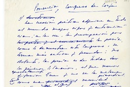 Ponencia, congreso de Corfú