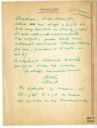 [Carta] [1964] junio 25, San Francisco, [Estados Unidos] [a] Hans Ehrmann  [manuscrito] Pablo Neruda.