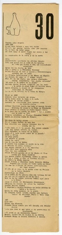 Treinta años después  [artículo] Jorge Teillier.