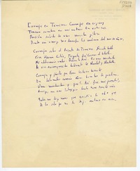 [Cornejos en Temixio ...]  [manuscrito] Jorge Teillier.