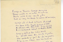 [Cornejos en Temixio ...]  [manuscrito] Jorge Teillier.