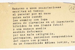 Virus  [manuscrito] Gonzalo Millán.