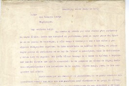 [Carta] 1937 julio 26, Santiago, Chile [a] Roque Esteban Scarpa  [manuscrito] Ernesto Montenegro.