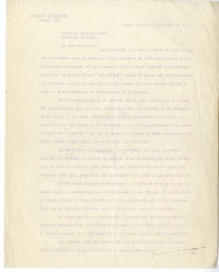 [Carta] 1938 julio 11, Buenos Aires, Argentina [a] Domingo Melfi  [manuscrito] Ernesto Montenegro.