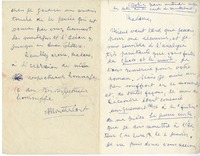 [Carta] 1963 diciembre 5, Paris, Francia [a] Magdalena Petit  [manuscrito] Henri de Montherlant; traducción al español por Magdalena Petit.