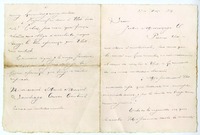 [Carta] 1914 marzo 19, Santiago, Chile [a] Julio Munizaga  [manuscrito] María Monvel.