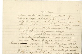[Carta] [1914] enero 18, Santiago, Chile [a] Julio Munizaga  [manuscrito] María Monvel.