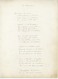 ¿Recuerdas?  [manuscrito] Ruperto Murillo Sotomayor.