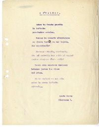 A D'Halmar  [manuscrito] Amado Nervo.