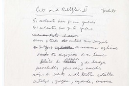 [Canto desde...]  [manuscrito] Naín Nómez.