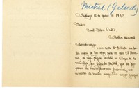 [Carta] 1933 junio 12, Santiago, Chile [a] Raúl Silva Castro  [manuscrito] Samuel Ossa Borne.